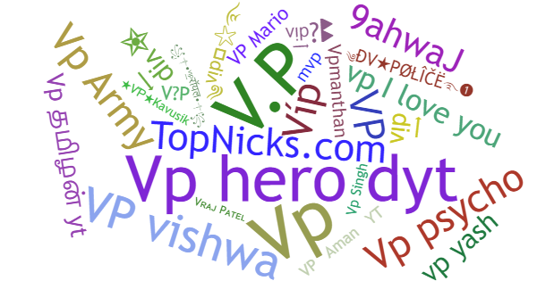 Nicknames for Vp