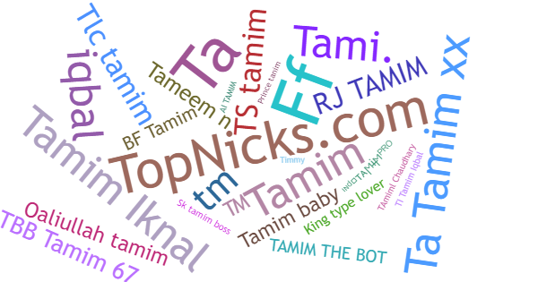 Nicknames for Tamim