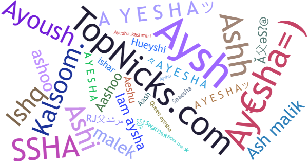 Nicknames for Ayesha