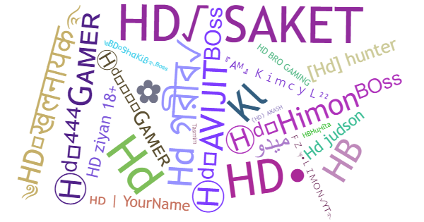 Nicknames for HD