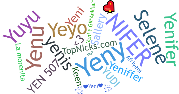 Nicknames for Yeni