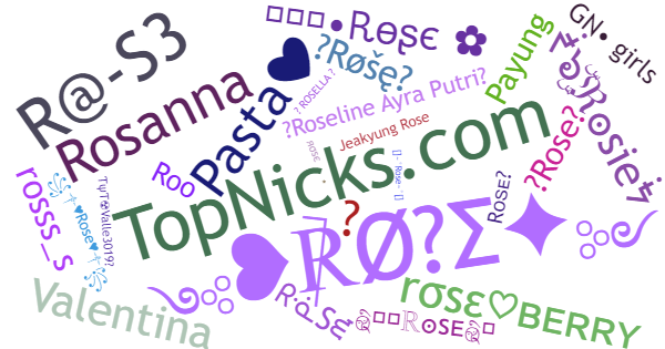 Nicknames for Rose