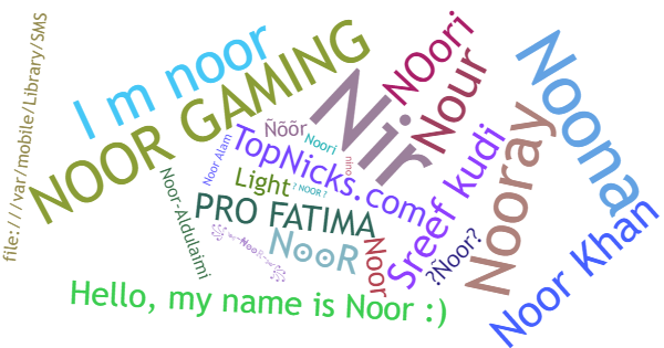 Nicknames for Noor