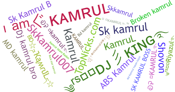 Nicknames for Kamrul