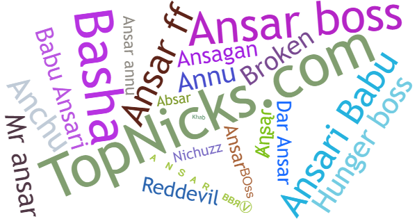 Nicknames for Ansar