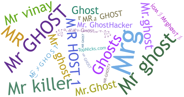 Nicknames for Mrghost