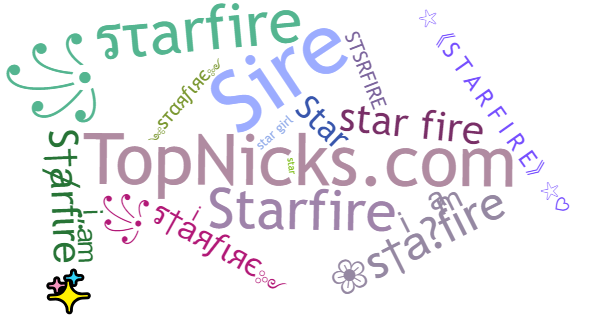 Nicknames for Starfire