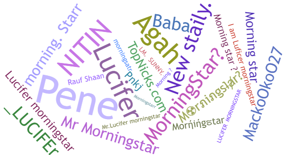 Nicknames for Morningstar