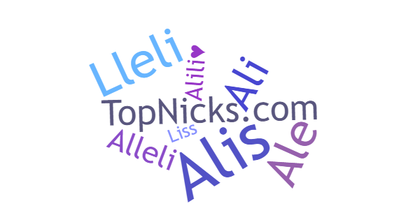 Nicknames for Aleli