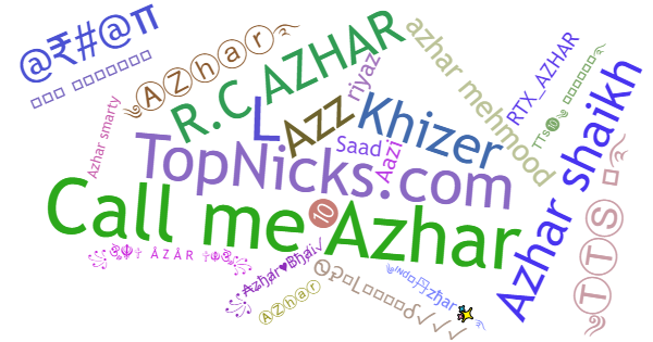 Nicknames for Azhar