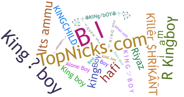 Nicknames for Kingboy