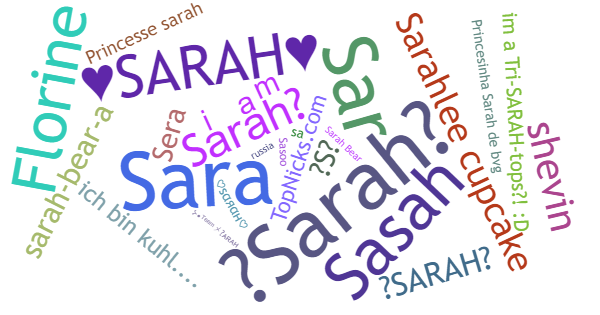 Nicknames for Sarah