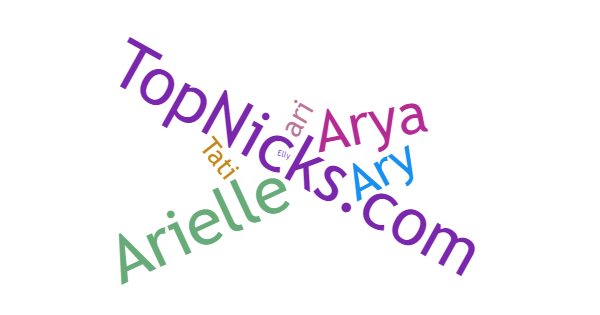 Nicknames for Arielle