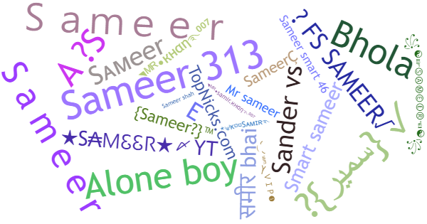 Nicknames for Sameer