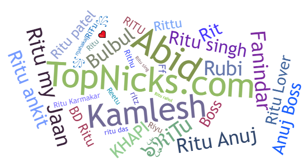 Nicknames for RiTu