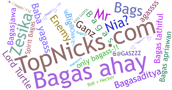 Nicknames for Bagas