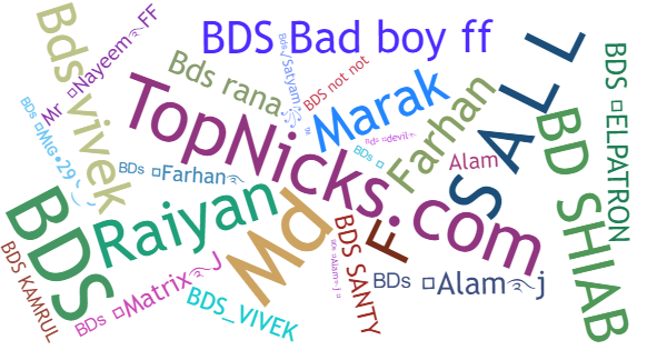 Nicknames for Bds