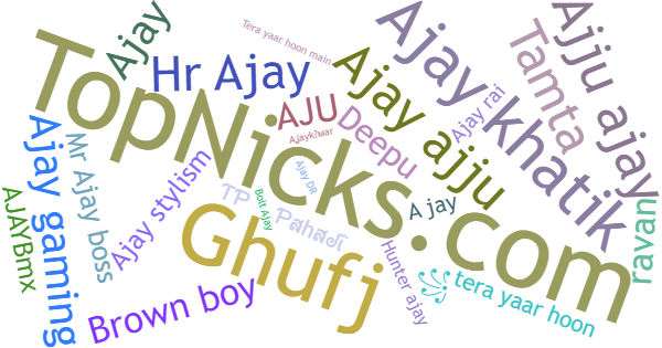 Nicknames for Ajaykumar