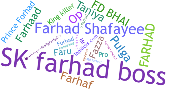 Nicknames for Farhad