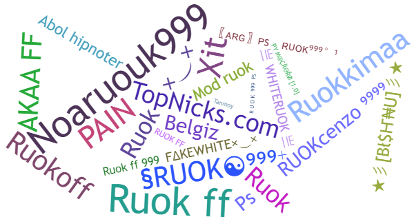 Nicknames for Ruokff