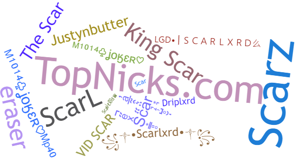 Nicknames for Scarlxrd