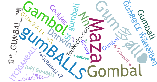 Nicknames for Gumball