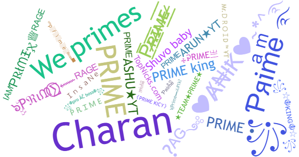 Nicknames for Prime