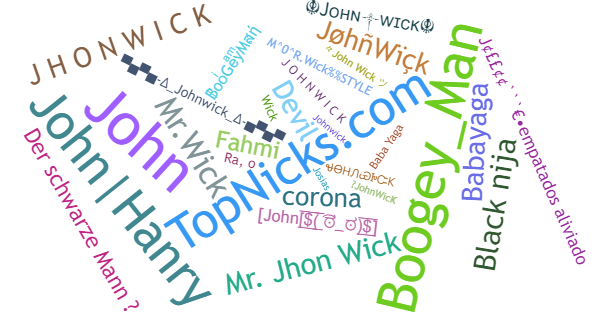 Nicknames for JohnWick