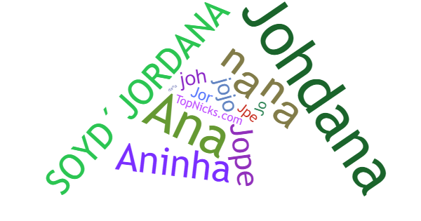 Nicknames for Jordana