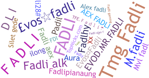 Nicknames for Fadli