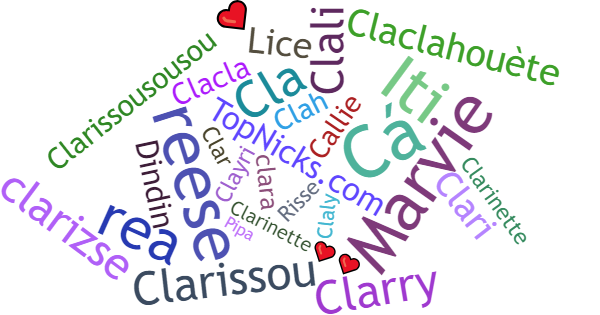 Nicknames for Clarisse