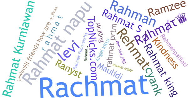 Nicknames for Rahmat