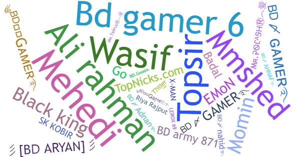 Nicknames for BDGamer