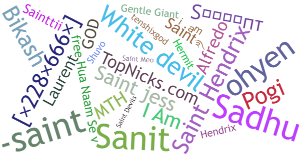 Nicknames for Saint