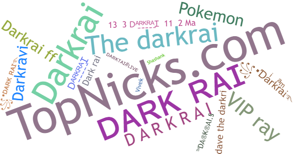 Nicknames for Darkrai