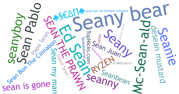 Nicknames for Sean