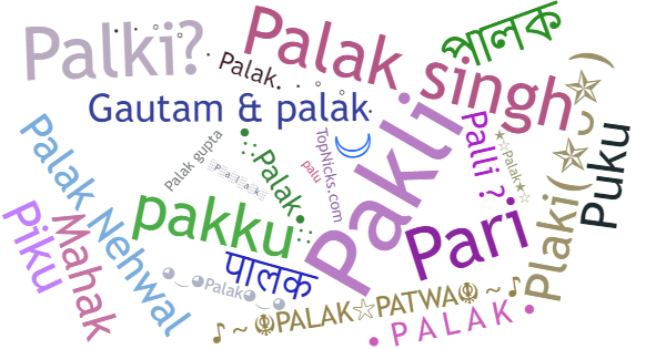 Nicknames for Palak