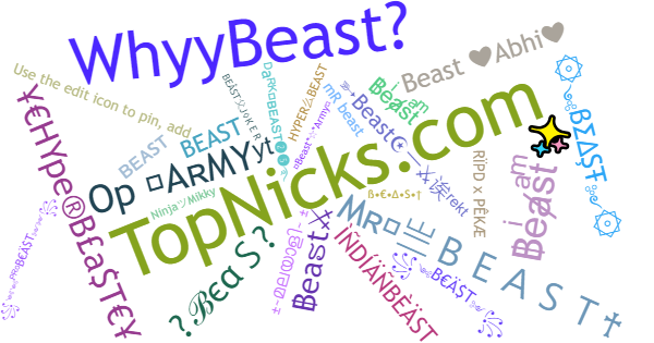 Nicknames for Beast