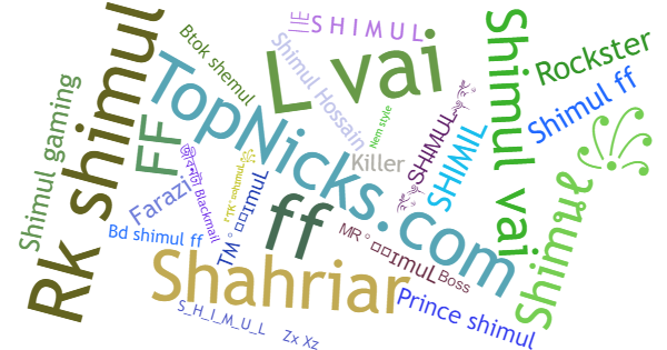 Nicknames for Shimul