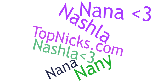 Nicknames for Nashla