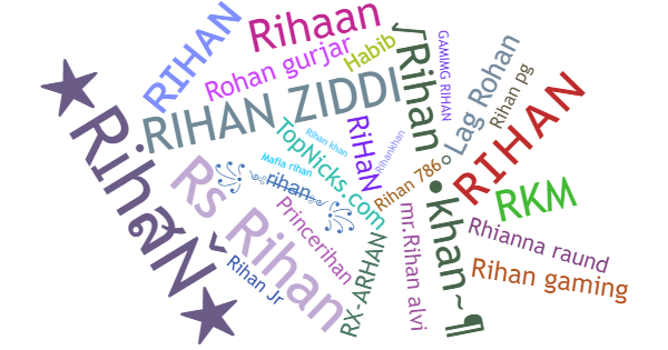 Nicknames for Rihan