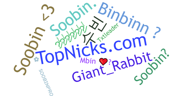 Nicknames for Soobin