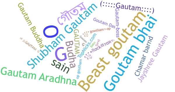 Nicknames for Gautam