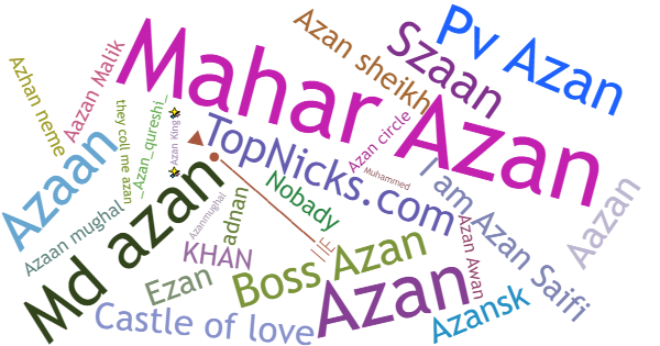 Nicknames for Azan