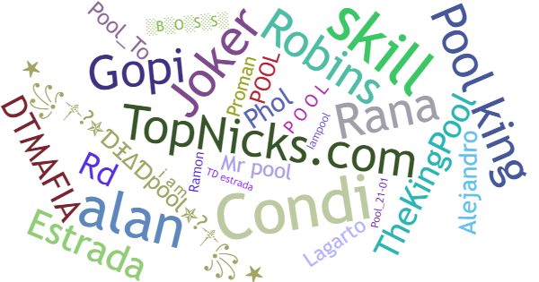 Nicknames for Pool