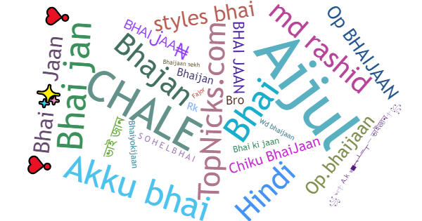 Nicknames for Bhaijaan