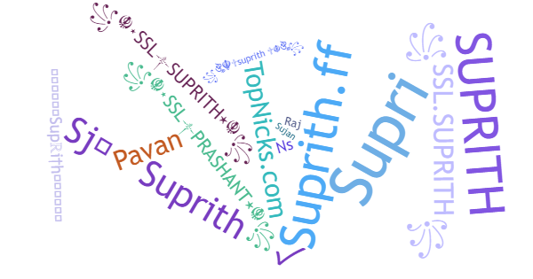 Nicknames for Suprith