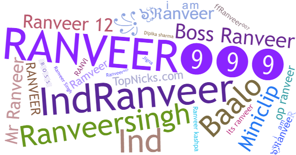 Nicknames for Ranveer