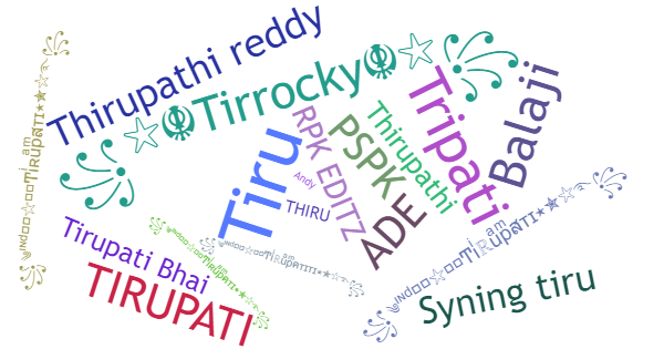 Nicknames for Tirupati