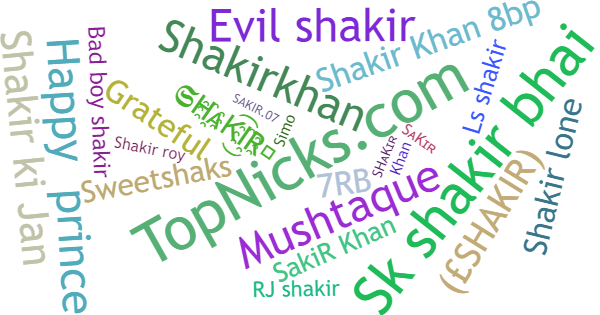 Nicknames for Shakir